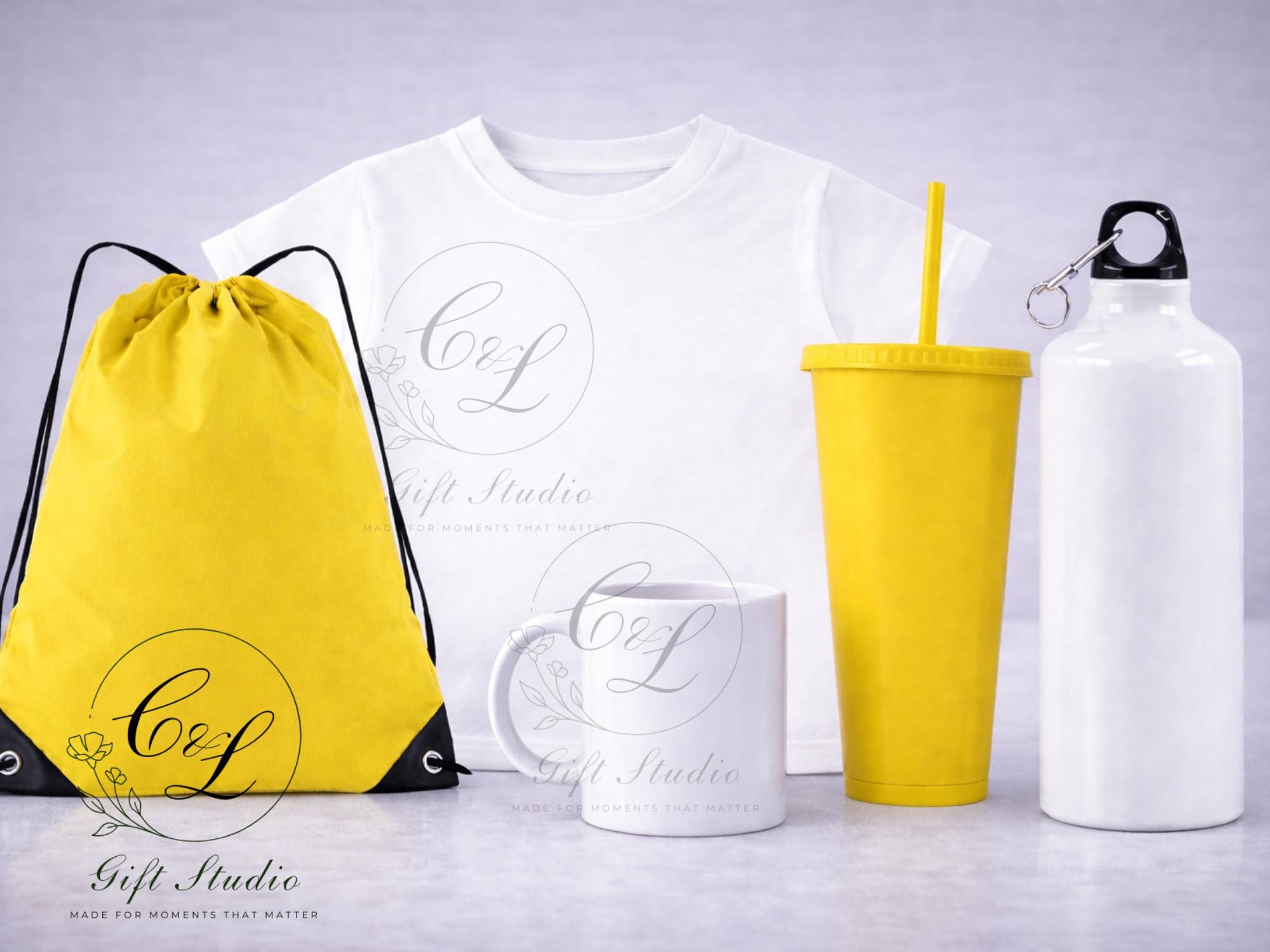 Personalised Rugby Gift Set | Custom Rugby T-Shirt, Water Bottle, Cold Cup, Mug & Drawstring Bag | Rugby Player Gift