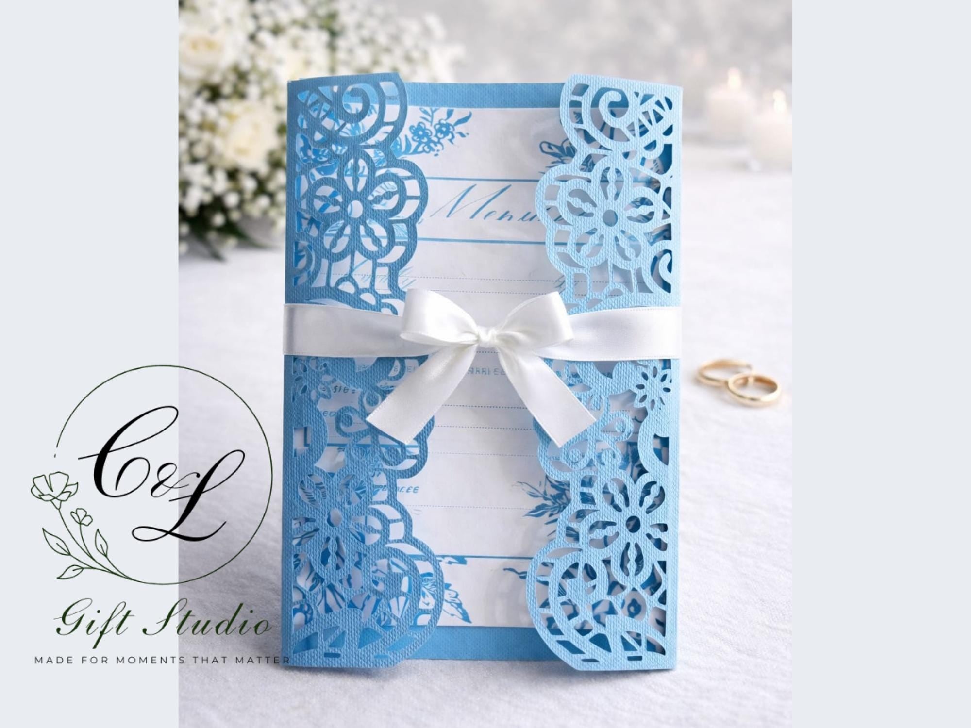 Personalised Wedding Invitation Suite | Luxury Wedding Invites | Invite, RSVP, Menu & Details Cards