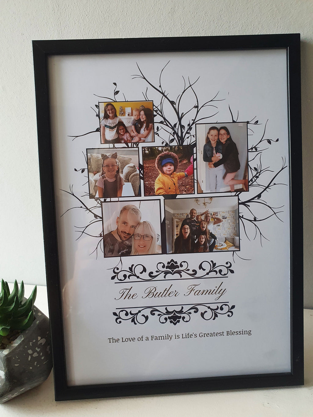 Personalised-Family Tree Photo Gift Print