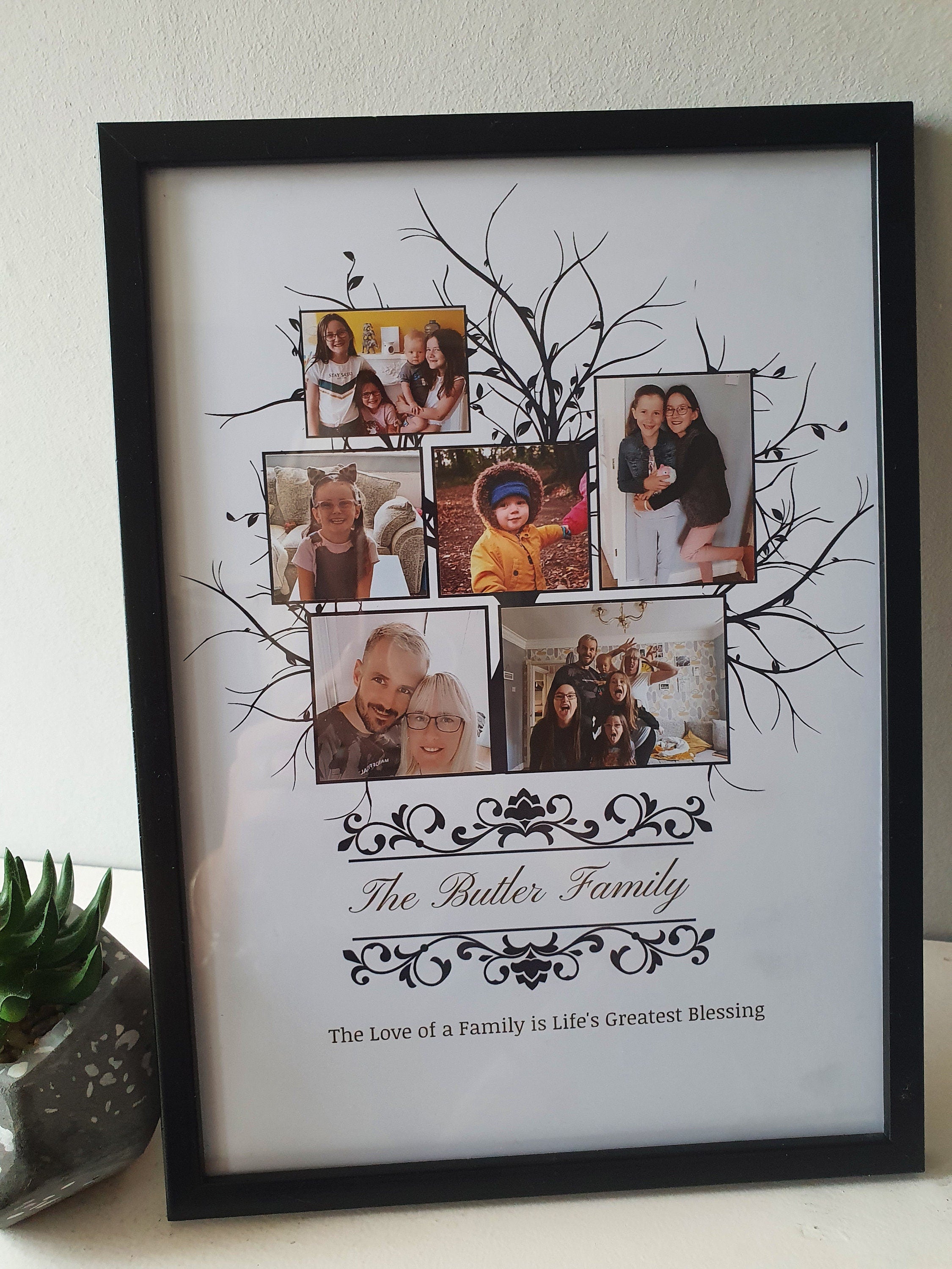 Personalised-Family Tree Photo Gift Print
