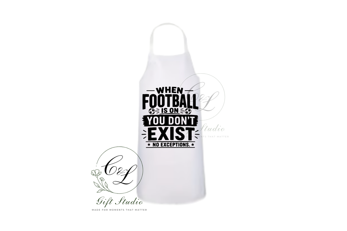 Funny Football Gift Set for Him | Football Dad Gift | When Football Is On You Don’t Exist | Birthday Fathers Day Christmas Gift