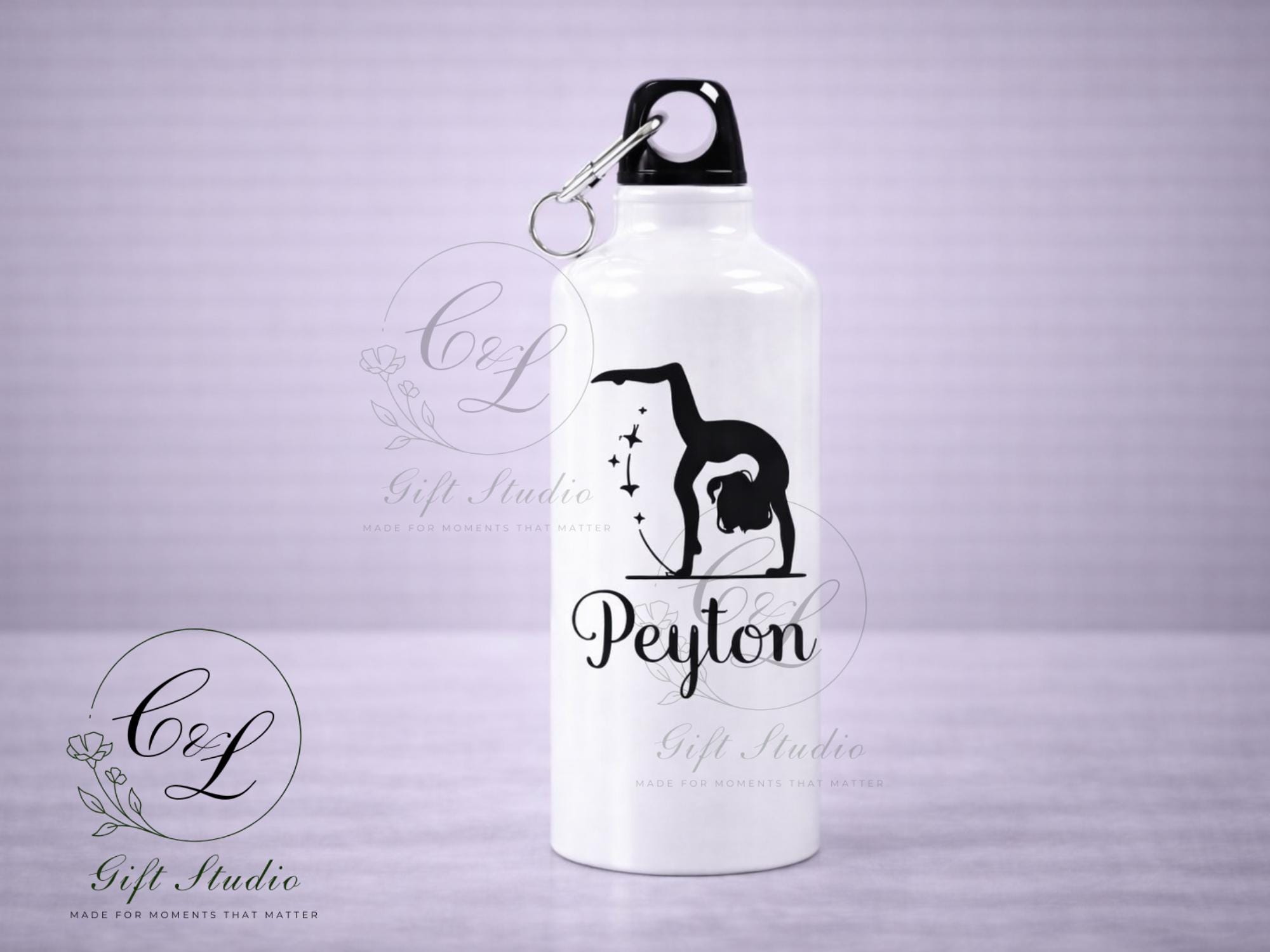 Personalised Gymnastics Gift Set | Custom Gymnast T-Shirt, Bag, Water Bottle & Cup | Gymnastics Team Gift