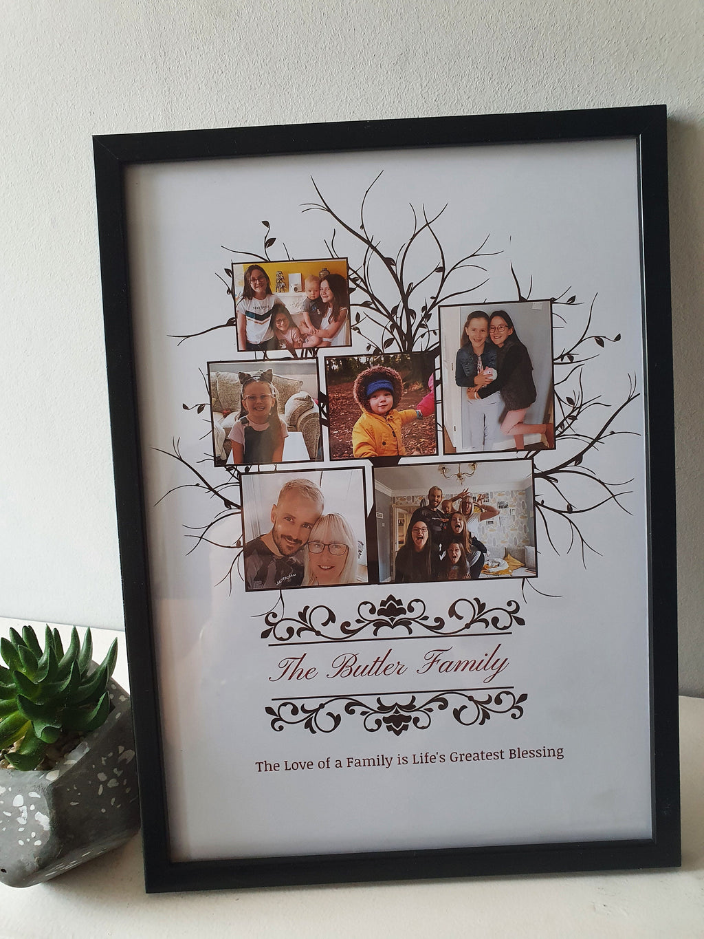 Personalised-Family Tree Photo Gift Print