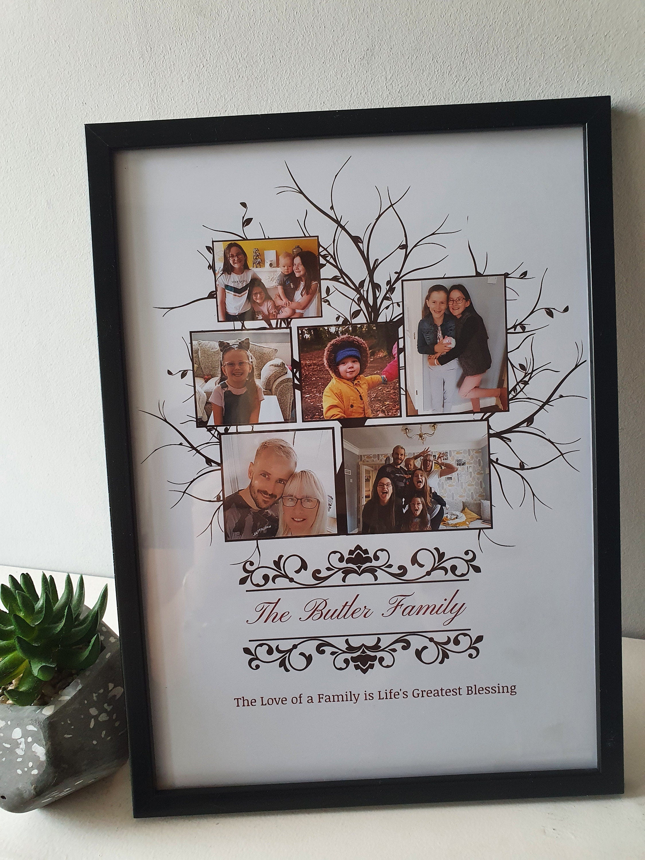 Personalised-Family Tree Photo Gift Print