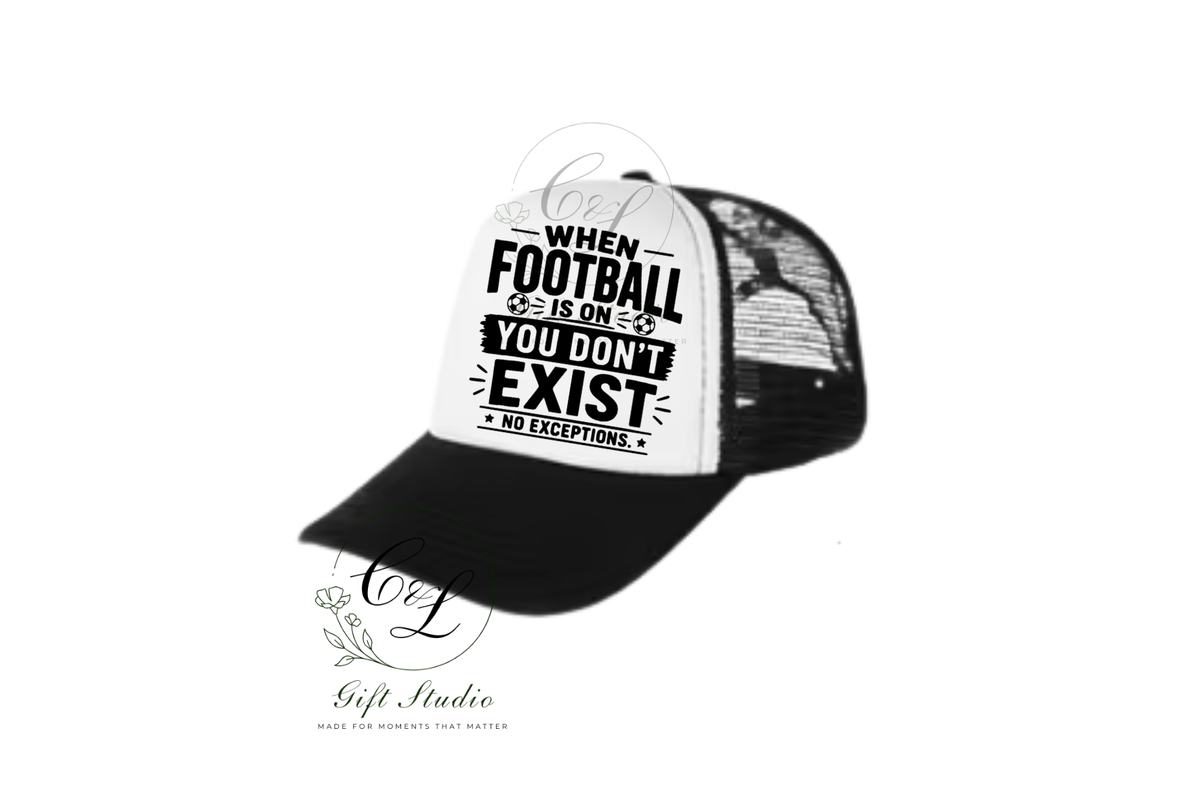 Funny Football Gift Set for Him | Football Dad Gift | When Football Is On You Don’t Exist | Birthday Fathers Day Christmas Gift