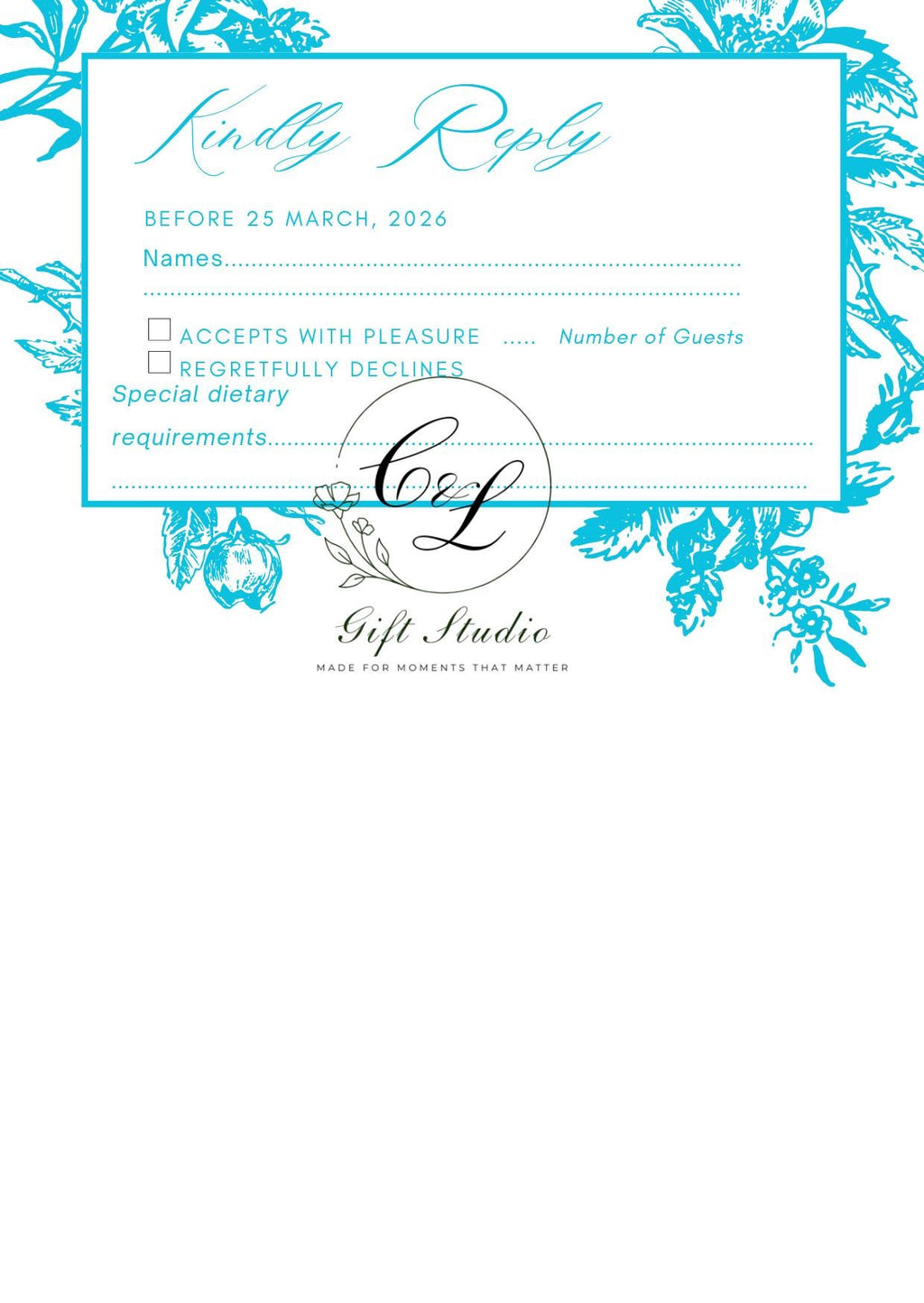 Personalised Wedding Invitation Suite | Luxury Wedding Invites | Invite, RSVP, Menu & Details Cards