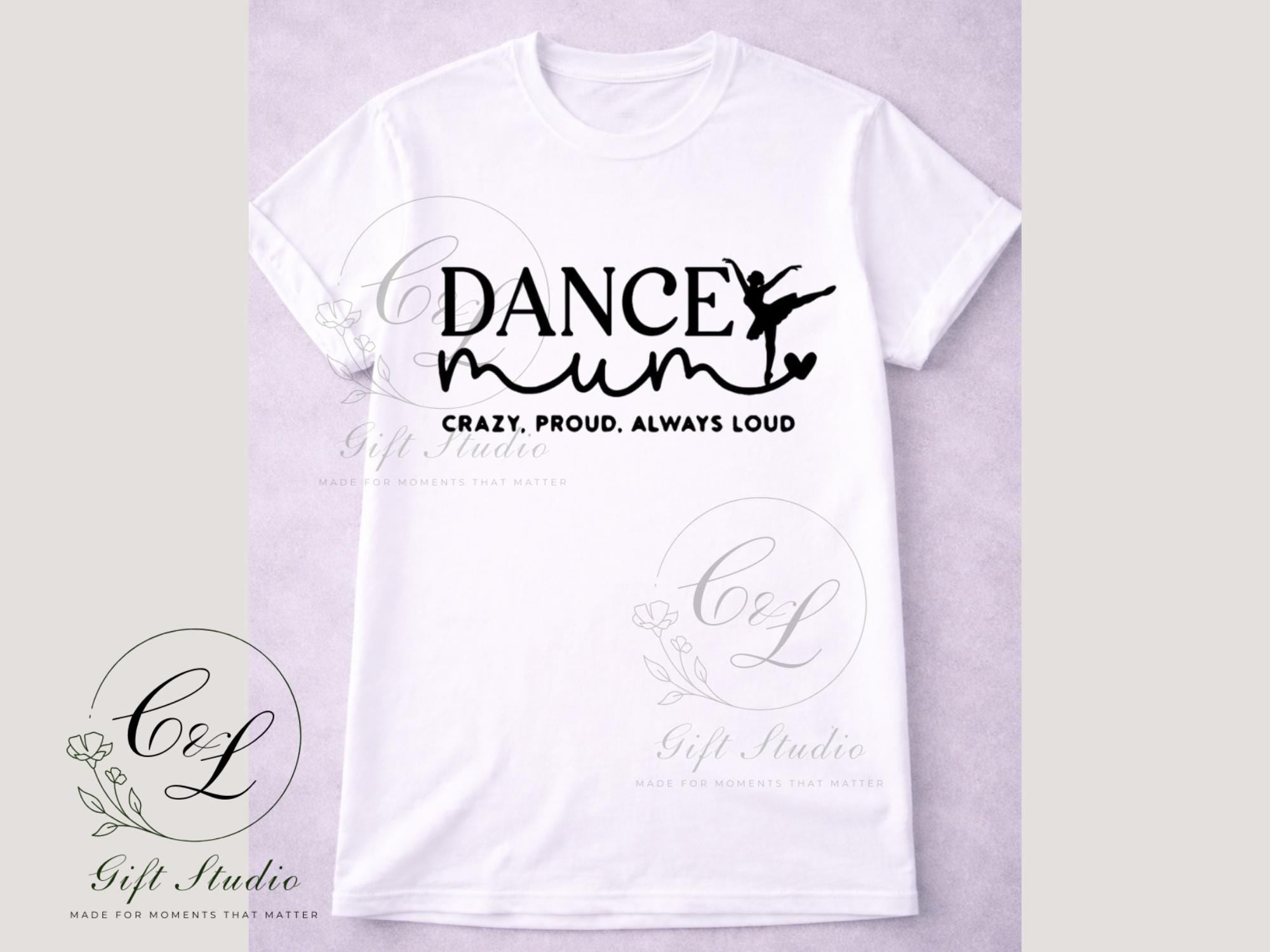 Dance Mum Gift Set | Dancing Mum T-Shirt, Cold or Hot Cup, Cup & Keyring | Dance Mum Gift | Personalised Dance Bundle