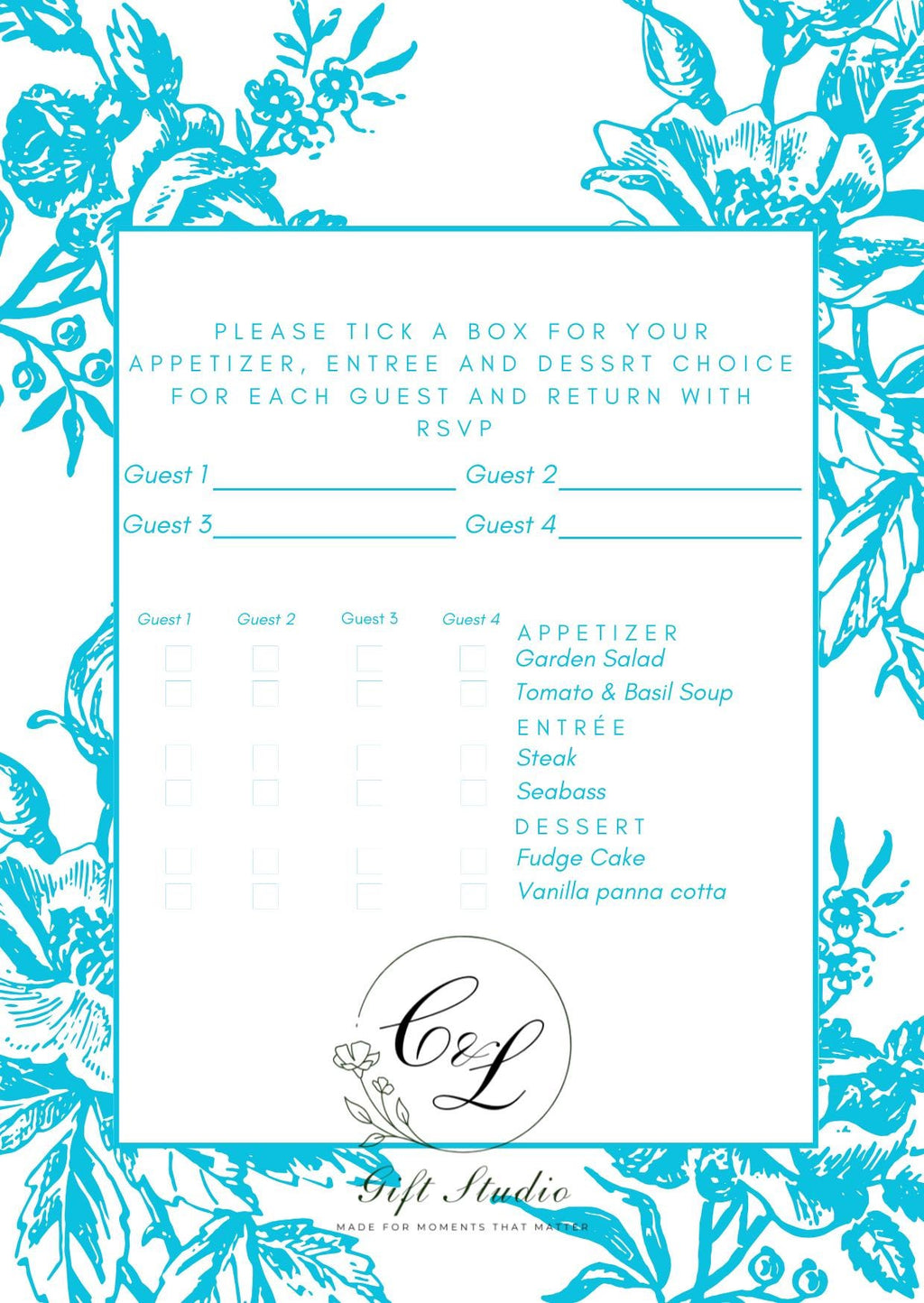 Personalised Wedding Invitation Suite | Luxury Wedding Invites | Invite, RSVP, Menu & Details Cards