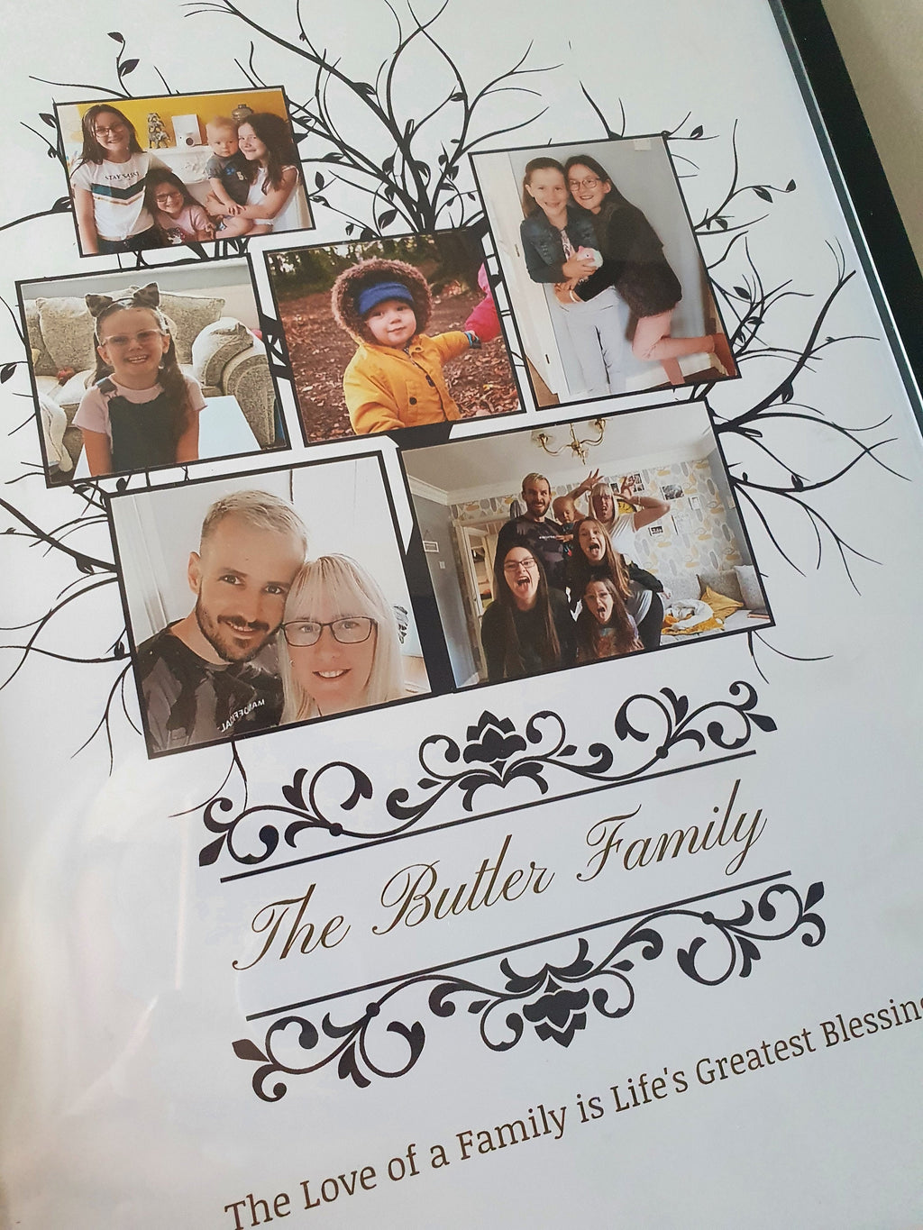 Personalised-Family Tree Photo Gift Print