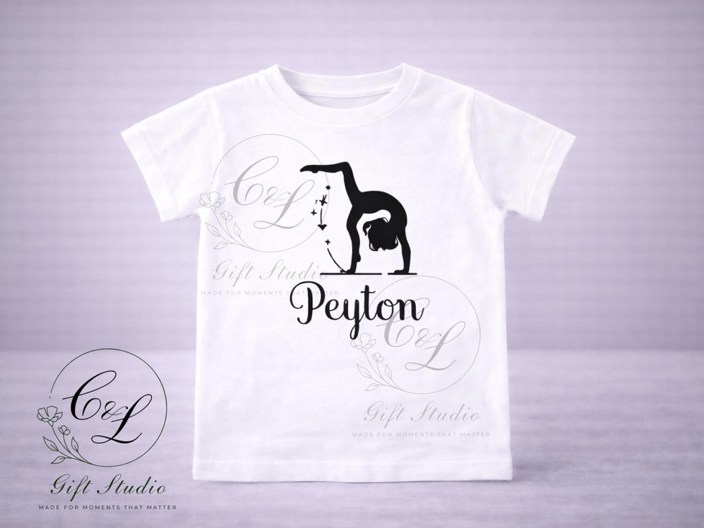 Personalised Gymnastics Gift Set | Custom Gymnast T-Shirt, Bag, Water Bottle & Cup | Gymnastics Team Gift