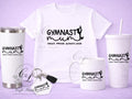 Gymnast Mum Gift Set | Gymnast Mum T-Shirt, Cold or Hot Cup, Cup & Keyring | Gymnast Mum Gift | Personalised Gymnast Bundle