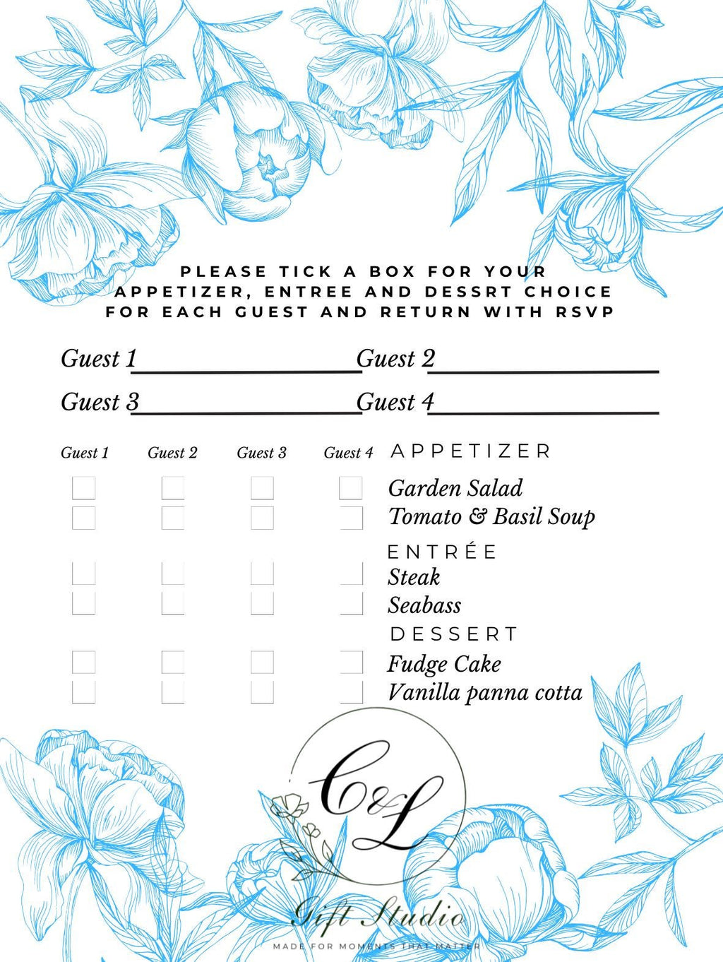 Personalised Wedding Invitation Suite | Luxury Wedding Invites | Invite, RSVP, Menu & Details Cards