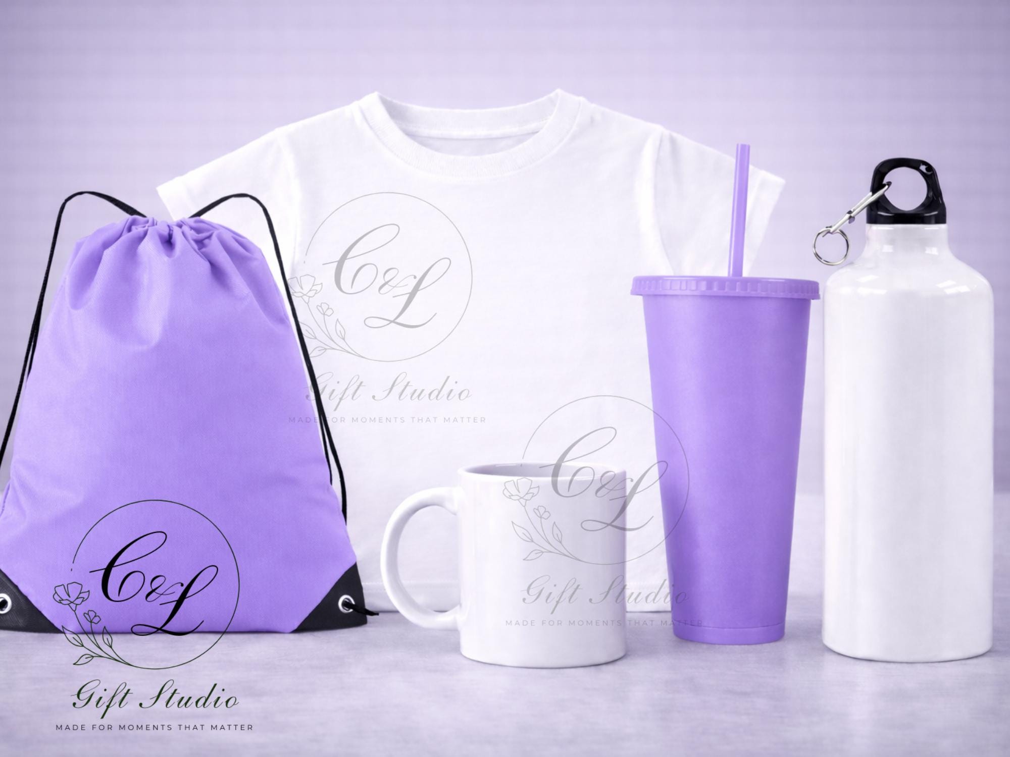 Personalised Gymnastics Gift Set | Custom Gymnast T-Shirt, Bag, Water Bottle & Cup | Gymnastics Team Gift
