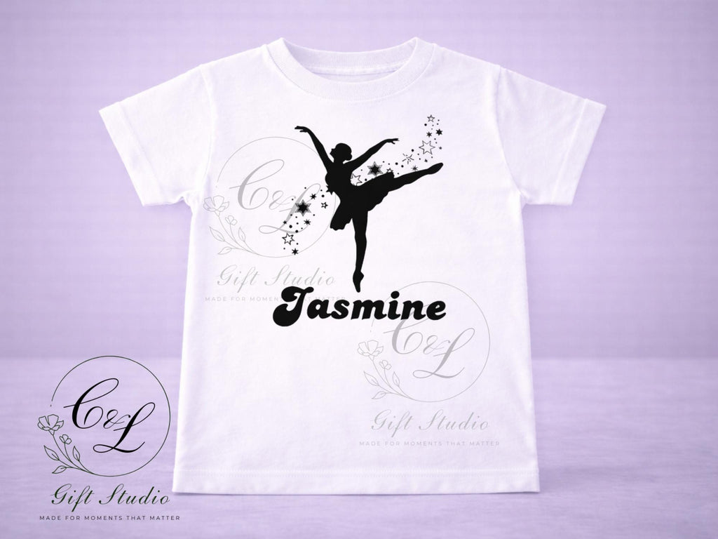 Personalised Dance Gift Set | Custom Dancer T-Shirt, Dance Bag, Cold Cup, Mug & Water Bottle | Ballet Dancer Gift