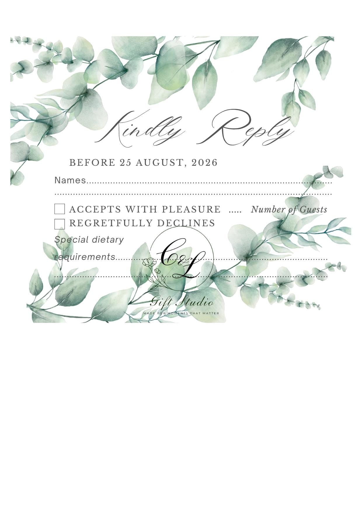 Personalised Wedding Invitation Suite | Luxury Wedding Invites | Invite, RSVP, Menu & Details Cards