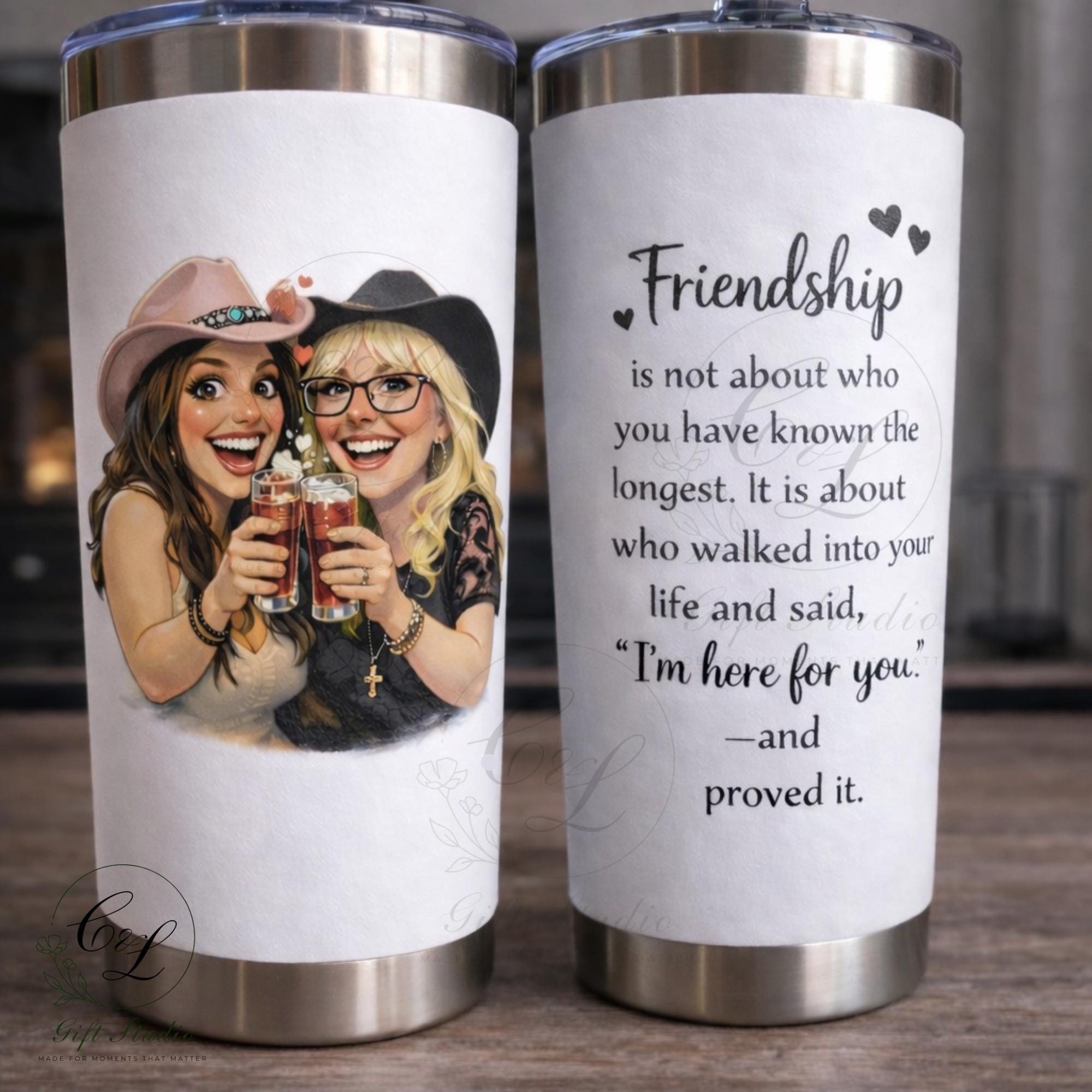 Personalised Travel Cup| Custom Cartoon Portrait Hot Cup| Family, Couple, Kids, Sports & Friendship Gift | 20oz Stainless Steel