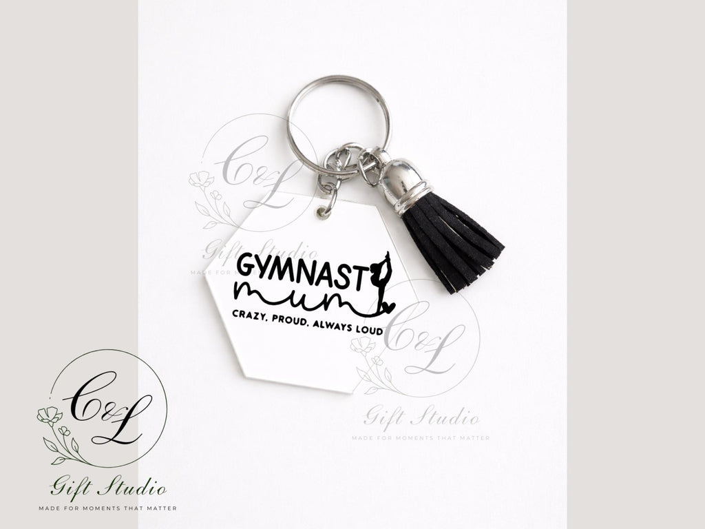 Gymnast Mum Gift Set | Gymnast Mum T-Shirt, Cold or Hot Cup, Cup & Keyring | Gymnast Mum Gift | Personalised Gymnast Bundle