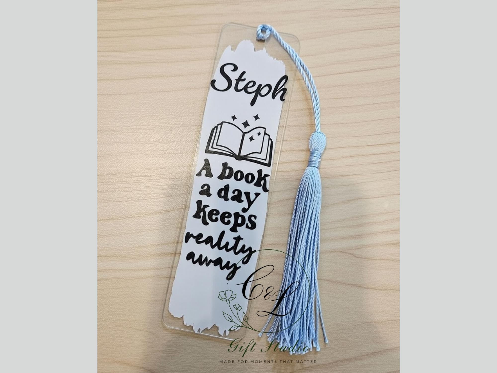 Personalised Bookmark | Custom Name Bookmark | Reading Gift for Book Lovers
