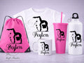 Personalised Gymnastics Gift Set | Custom Gymnast T-Shirt, Bag, Water Bottle & Cup | Gymnastics Team Gift