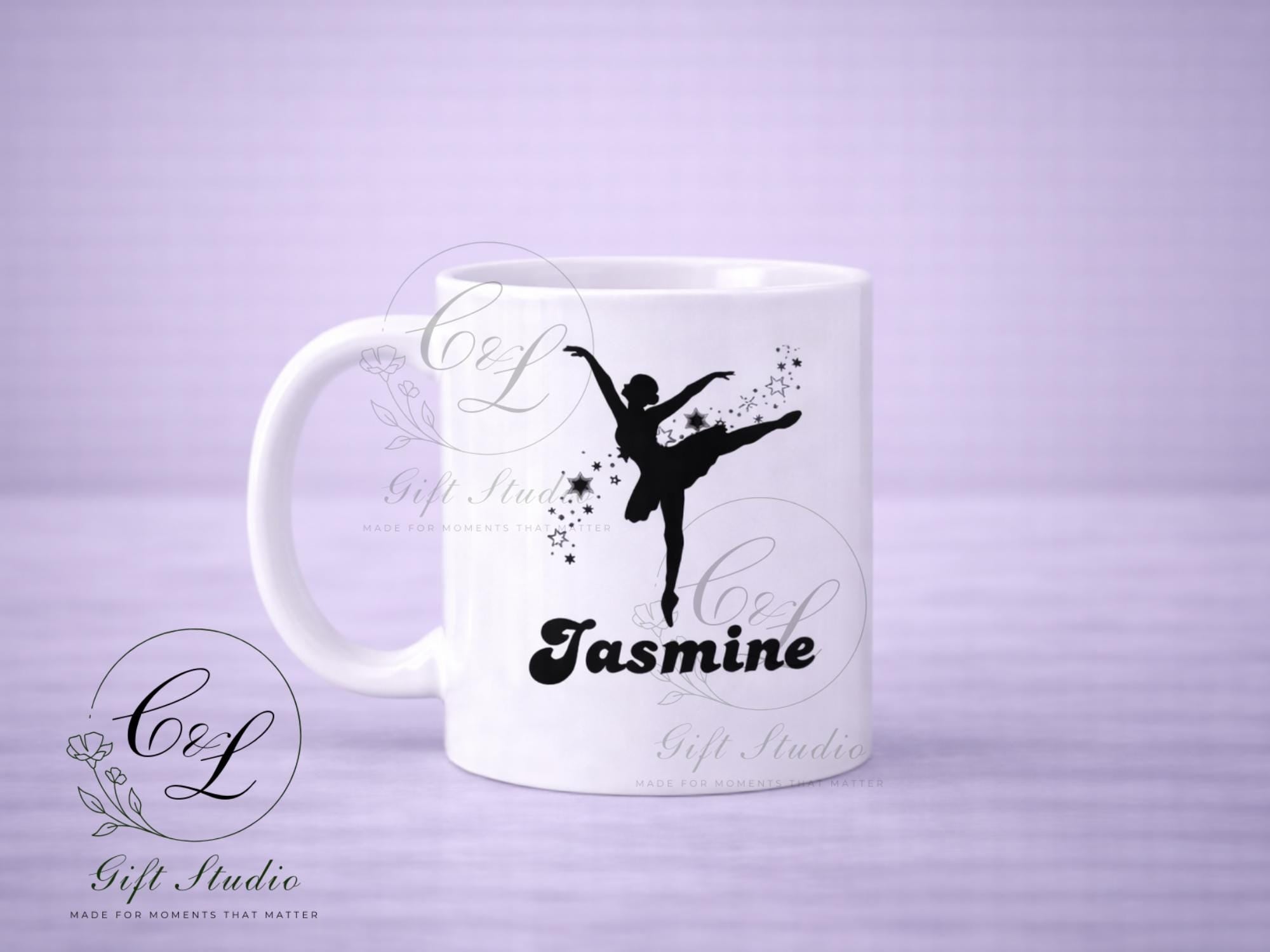 Personalised Dance Gift Set | Custom Dancer T-Shirt, Dance Bag, Cold Cup, Mug & Water Bottle | Ballet Dancer Gift